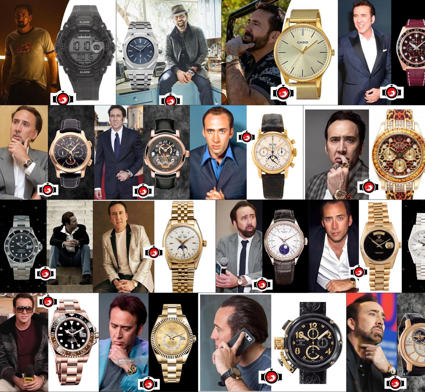 Nicolas Cage's Impressive Watch Collection: A Look Inside